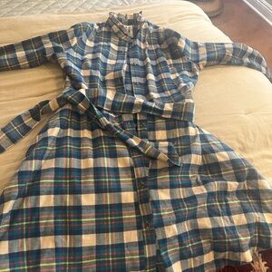 Kiel James struck never worn adorable flannel dress
